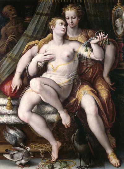 Vanity, Modesty and Death by Jan van der Straet